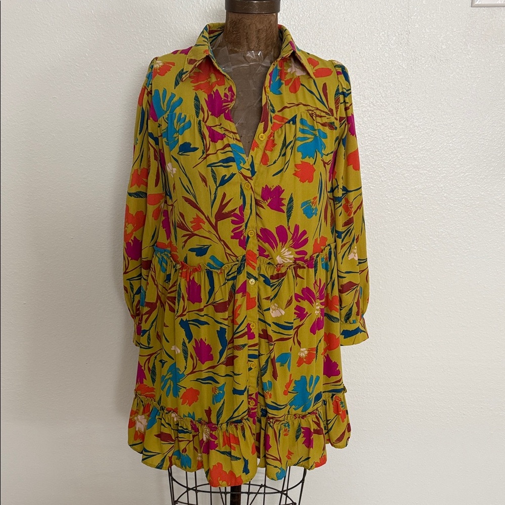 &Merci Floral Print Women's Dress Size S